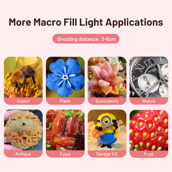 Professional Fill Light 15x Macro Phone Lens