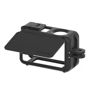 Protective Frame Case with Sun Hood for Osmo Action 5 Pro / Osmo Action 4 / Osmo Action 3