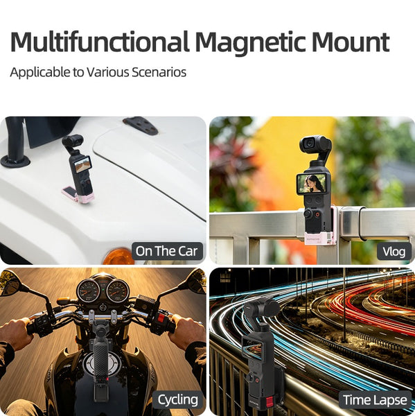 Quick Release Magnetic Mount for Osmo Pocket 4 / Osmo Pocket 3