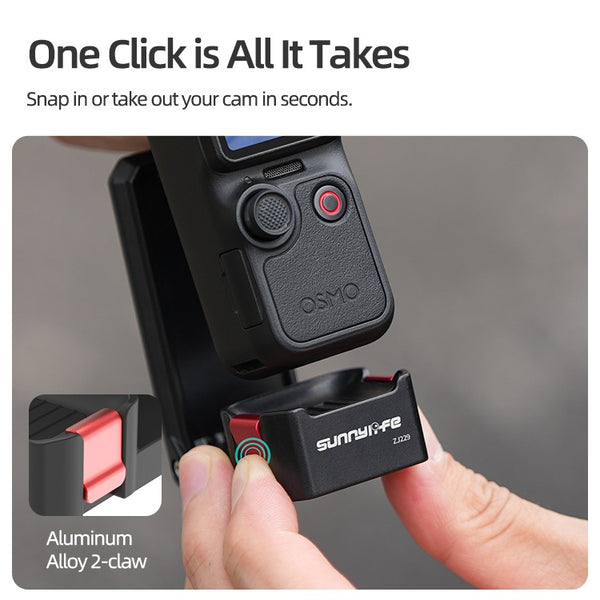 Quick Release Magnetic Mount for Osmo Pocket 4 Pro