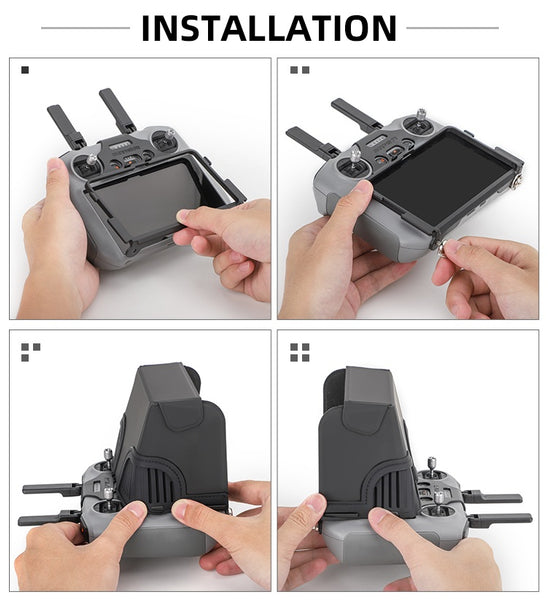 Remote Control Sun Hood for Mavic 4 Pro / Mini 4 Pro / Air 3 / Air 3S (RC 2 Smart Controller)