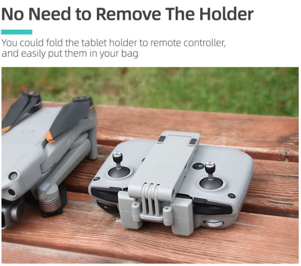 Remote Controller Foldable Tablet Holder for Mini 3 2 / Mini 4K / Mavic 3 / Air 2 (RC-N1 Controller)