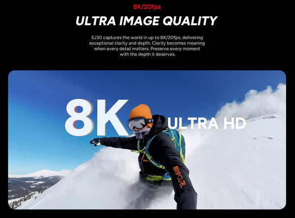 SJCAM SJ30 Dual Lens 8K Action Camera