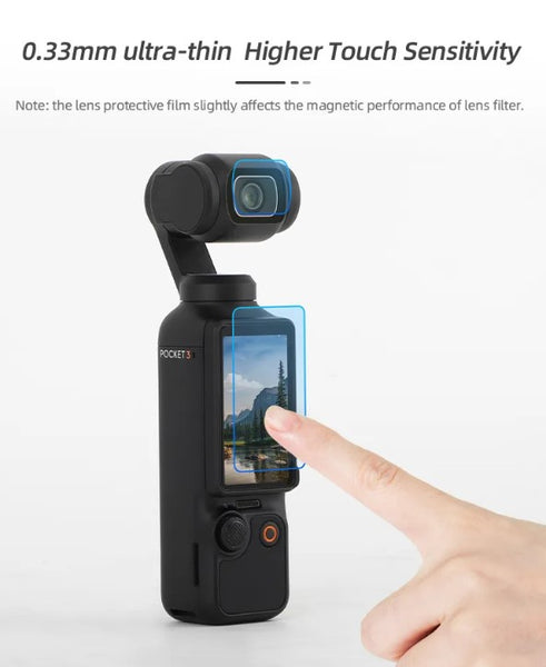 Screen & Lens Protector for Osmo Pocket 4 / Osmo Pocket 3