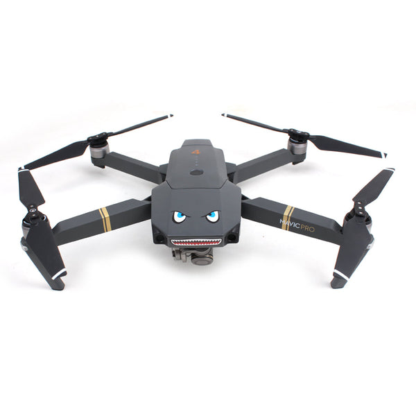 Shark Facial Expression Sticker for Drones