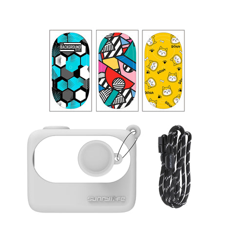 Silicone Case Cover Sticker Kit for Insta360 GO 3