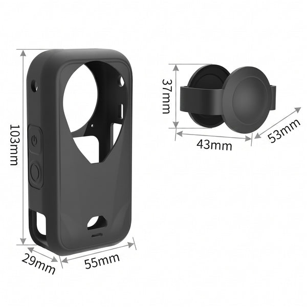 Silicone Case Cover Set for Insta360 X6