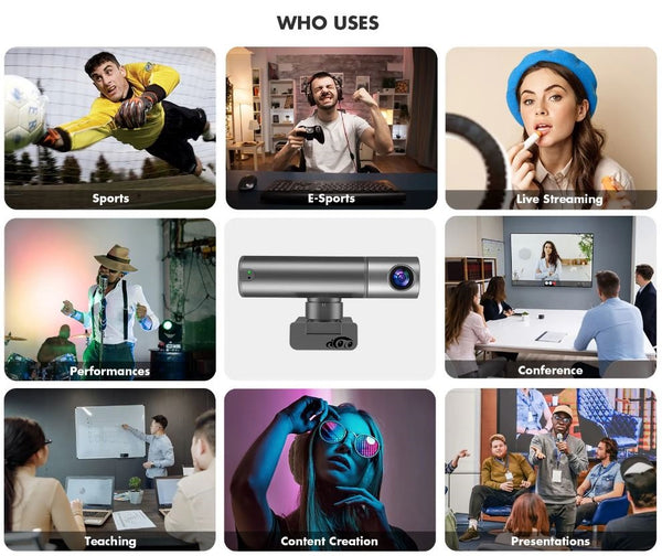 Smart Auto Tracker Live Stream Web Camera
