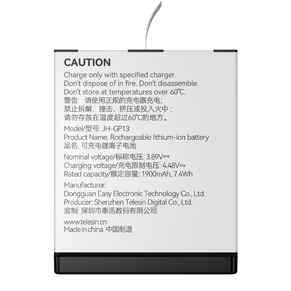 Stamina Battery for GoPro Mission 1 Series