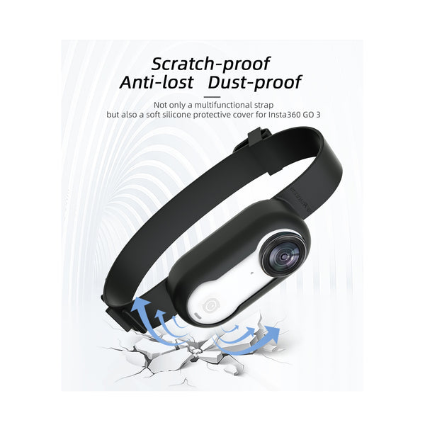 Mounting Strap for Insta360 GO 3 / 3S and Mini 4 Pro / Mini 3 Pro / Mini 3 / Mini 2 / Mini 2 SE/ Mini SE / Mavic Mini / Mavic Air 2S / Mavic Air 2 / EVO Nano