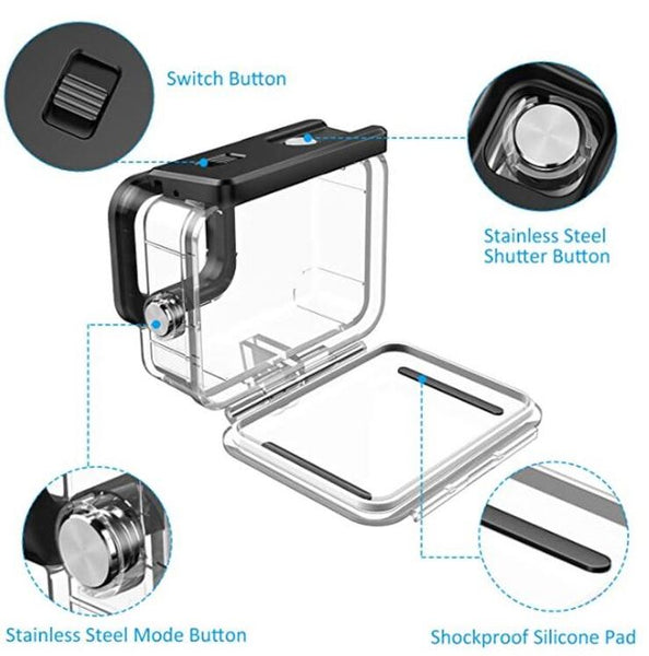 Super Dive Case for GoPro Hero 13 / Hero 12 / Hero 11 / Hero 10 / Hero 9