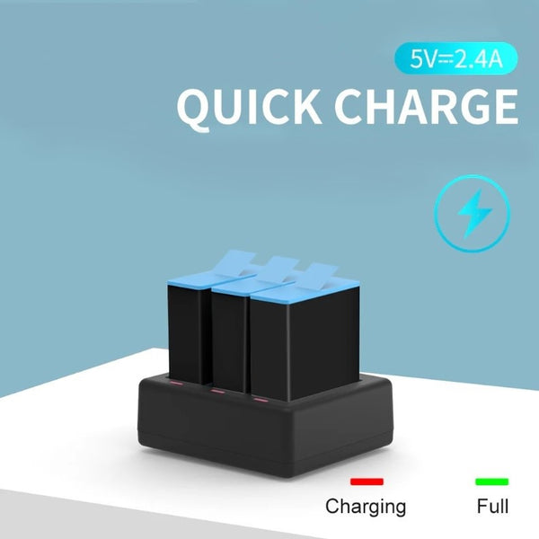 Triple Battery Charger for GoPro Mission 1 Series