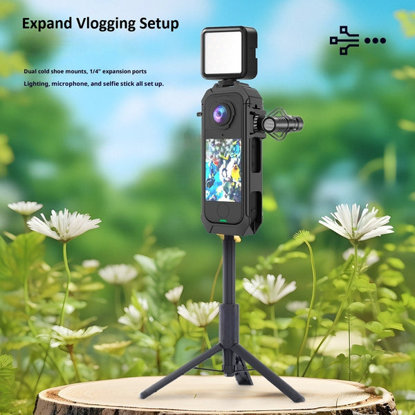 Vlogging Cage Case for Insta360 X4 Air