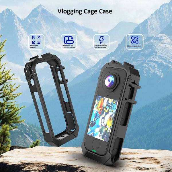 Vlogging Cage Case for Insta360 X4 Air