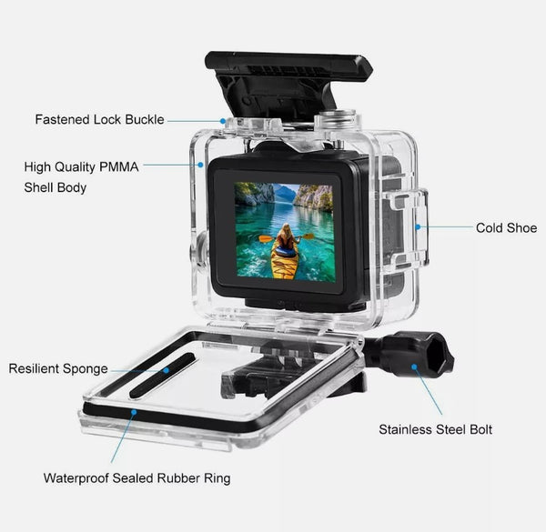 Waterproof Case for GoPro HERO 4K (2024)