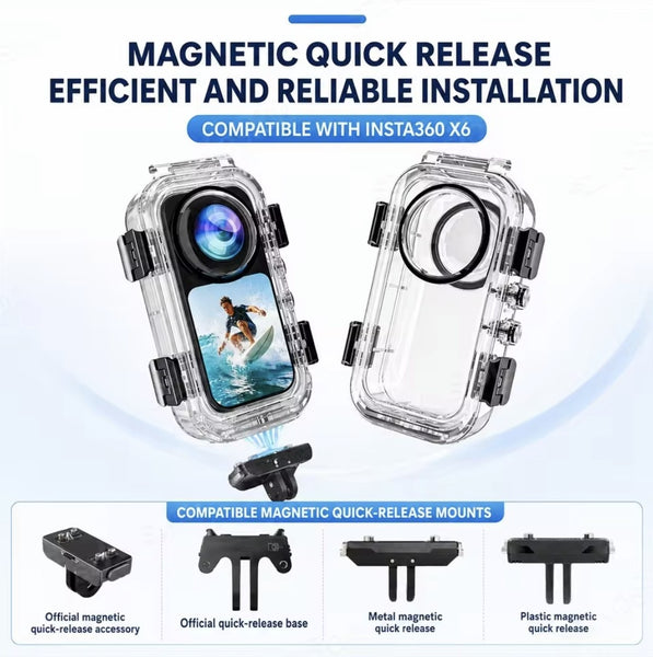 Waterproof Case for Insta360 X6