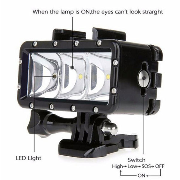 Underwater Light & Handheld Stabilizer Kit for GoPro