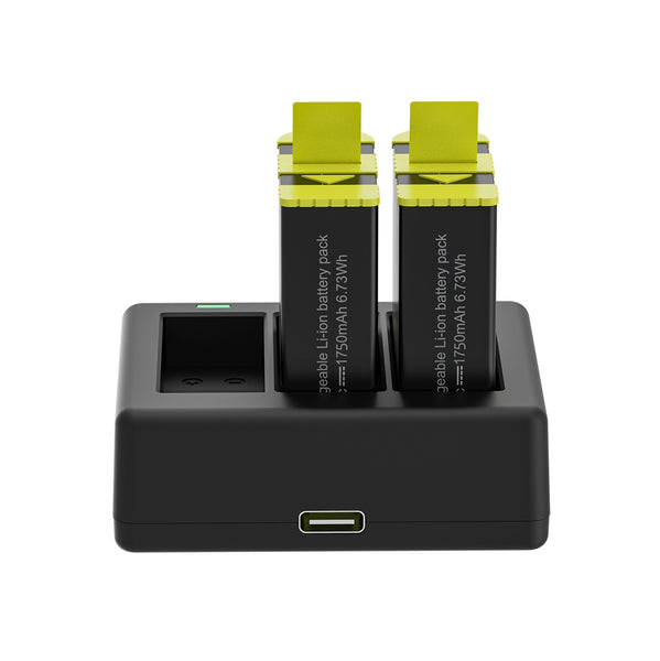 Triple Charger Battery Kit for GoPro Hero 12