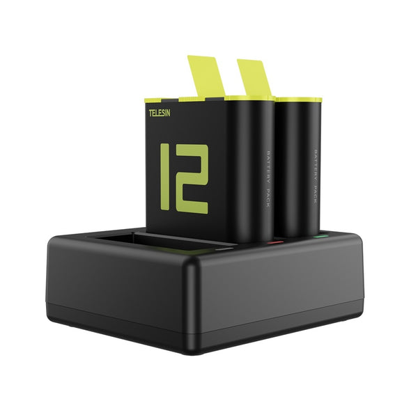 Triple Charger Battery Kit for GoPro Hero 12