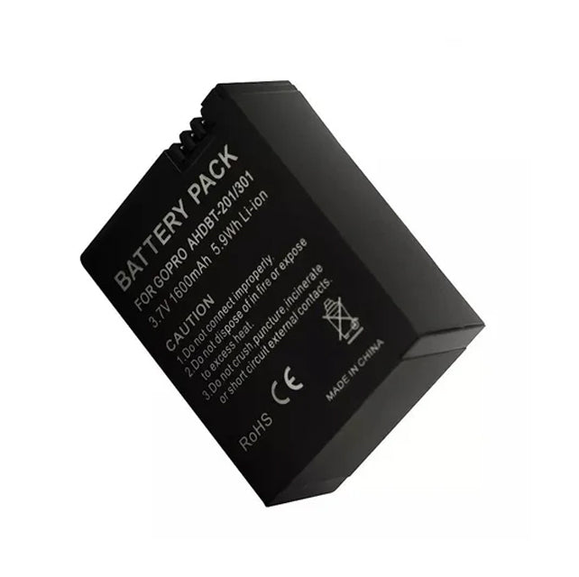 Batterie TECHTEK Compatible GoPro Hero+, Hero HWBL1, Hero Plus, CHDHA-301 – Remplace PR-062334 – 800mAh, 3.7V, Li-Po