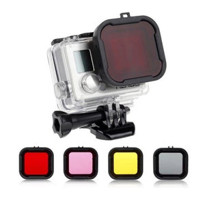 Diving Lens Filter Kit For GoPro Hero 3+ & 4