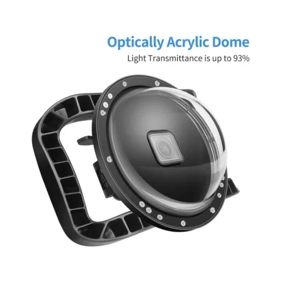 SHOOT Dual Handheld 6" Dome Port for GoPro Hero 13 12 11 10 9 Black