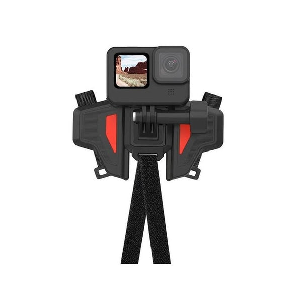 Motorcycle Helmet Strap Camera Mount