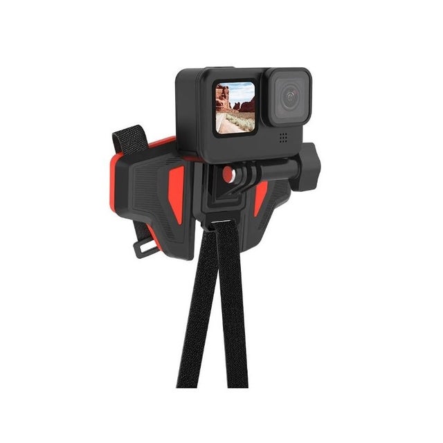 Motorcycle Helmet Strap Camera Mount