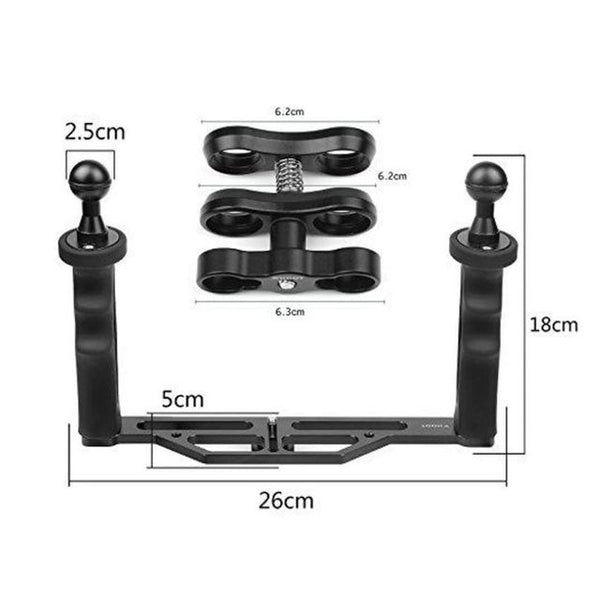Underwater Light & Handheld Camera Stabilizer Kit