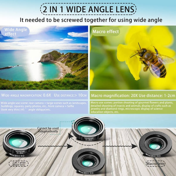4 in 1 Phone Lens Set