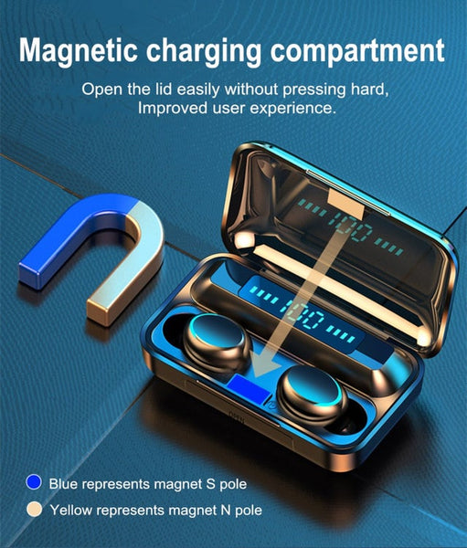 F9 Waterproof Wireless Earphones