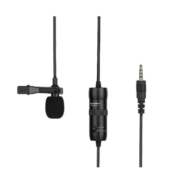 Lavalier Microphone for Smartphones / Camcorders / DSLR / PC / Audio Recorders