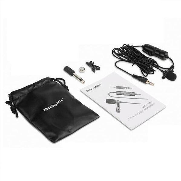 Lavalier Microphone for Smartphones / Camcorders / DSLR / PC / Audio Recorders